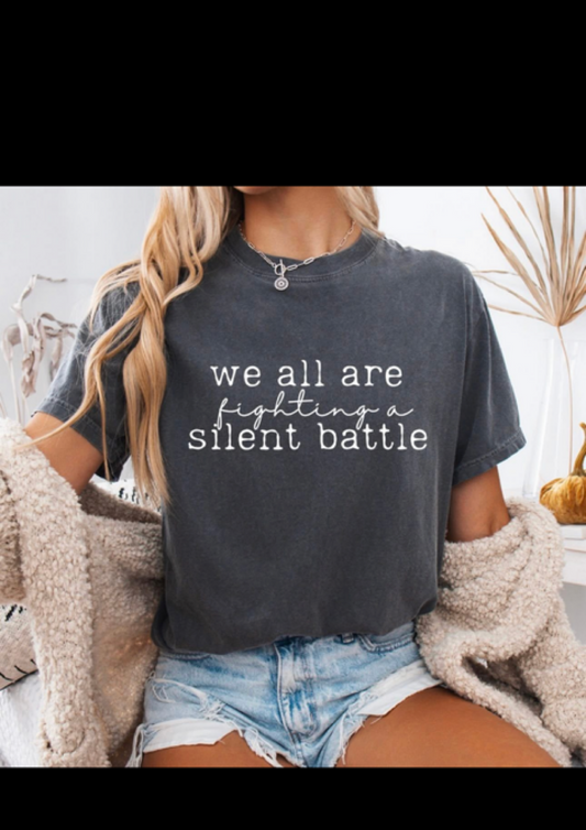 Silent Battle Graphic T-Shirt (pepper)