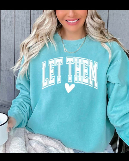 Let them Graphic T- Shirt (sapphire)